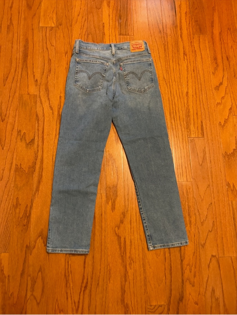 Levi’s Wedgie Straight Jeans Size 30 High Rise Vintage Wash Denim - Picture 3 of 10